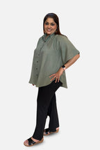 Sage Serenity Kaftan Shirt