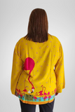 Yellow with Pink Flamingos Shirt