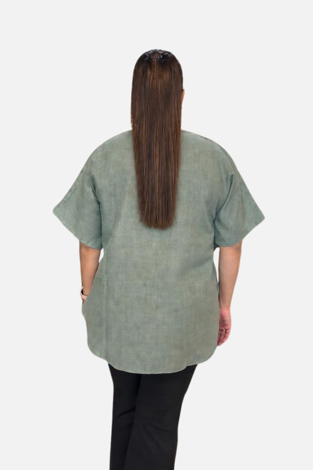 Sage Serenity Kaftan Shirt