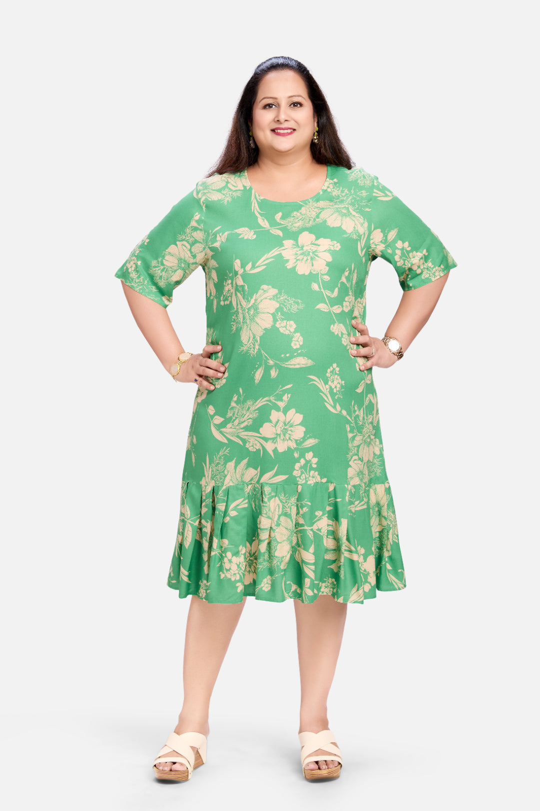 Mint Blossom Dress