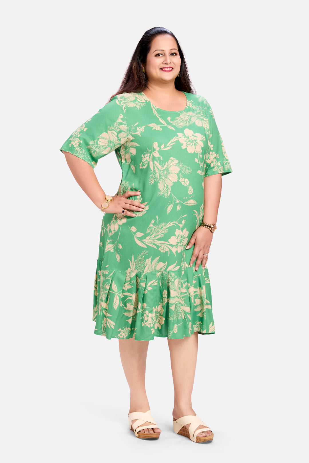 Mint Blossom Dress