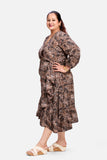 Jungle Luxe Wrap Around Dress