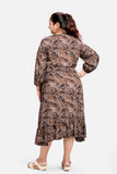 Jungle Luxe Wrap Around Dress