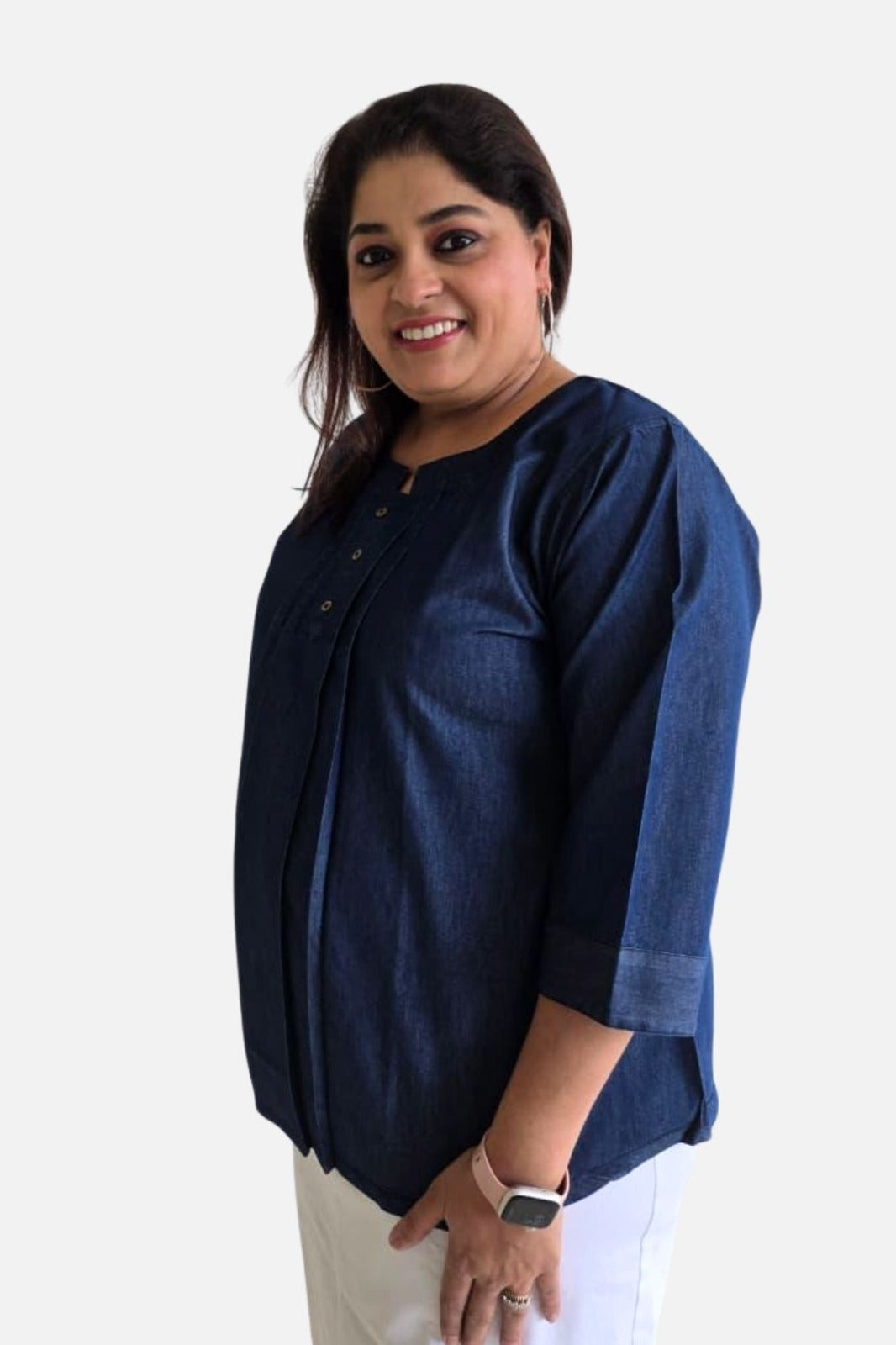 Classic Calm Denim Top