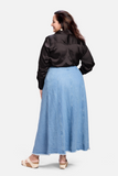Noir Satin Shirt