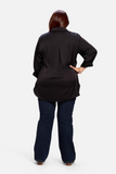 Noir Satin Shirt