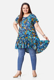 Blue Floral Tunic