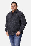 Dotted Black Print Men's Shirt