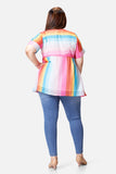 Pastel Rainbow Georgette Top