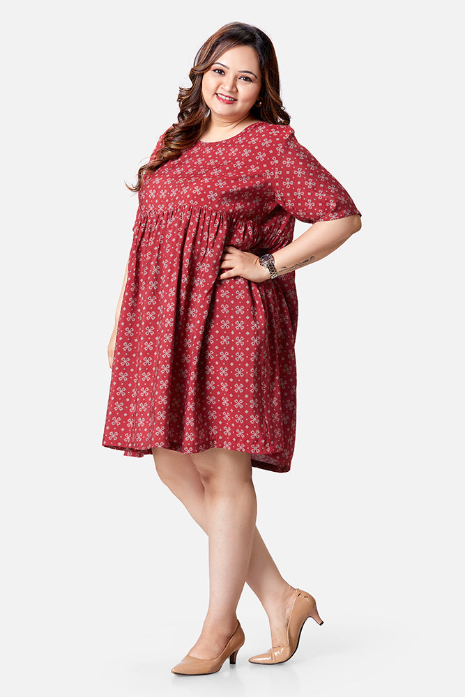 Red Windmill Dress