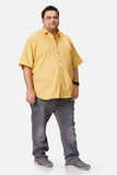 Yellow Striped Men's Shirt